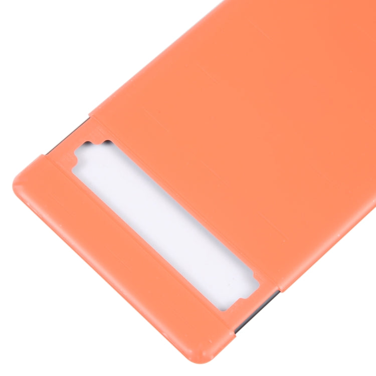 For Google Pixel 7a Original Battery Back Cover(Orange) - Back Cover by PMC TechLife | Online Shopping South Africa | PMC TechLife | Buy Now Pay Later Mobicred
