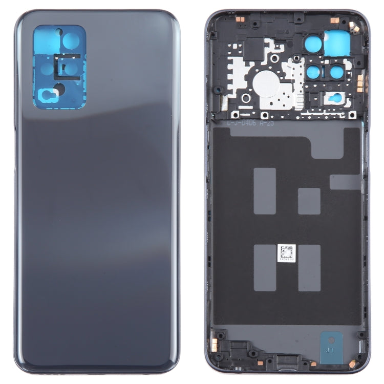 For Realme V13 Original Battery Back Cover with Middle Frame(Black) - Back Cover by PMC TechLife | Online Shopping South Africa | PMC TechLife