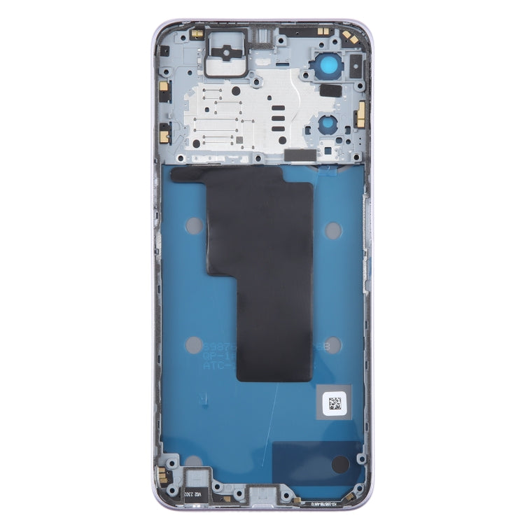 For OPPO A58 5G Original Battery Back Cover with Middle Frame(Purple) - Back Cover by PMC TechLife | Online Shopping South Africa | PMC TechLife | Buy Now Pay Later Mobicred