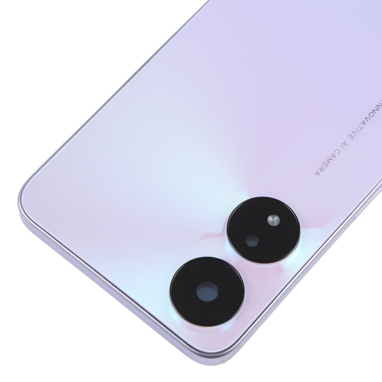 For OPPO A58 5G Original Battery Back Cover with Middle Frame(Purple) - Back Cover by PMC TechLife | Online Shopping South Africa | PMC TechLife | Buy Now Pay Later Mobicred