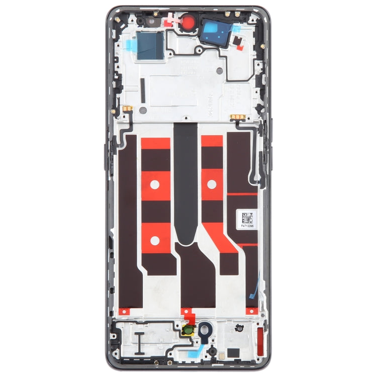 For OPPO Reno8 T 5G Original Front Housing LCD Frame Bezel Plate (Black) - Frame Bezel Plate by PMC TechLife | Online Shopping South Africa | PMC TechLife