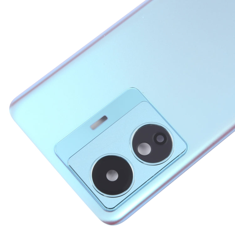 For vivo S15e Original Battery Back Cover with Camera Lens Cover(Blue) - Back Cover by PMC TechLife | Online Shopping South Africa | PMC TechLife