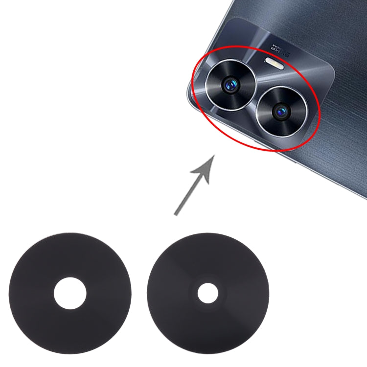 10 PCS Original Back Camera Lens for Realme C55 - Camera Series by PMC TechLife | Online Shopping South Africa | PMC TechLife