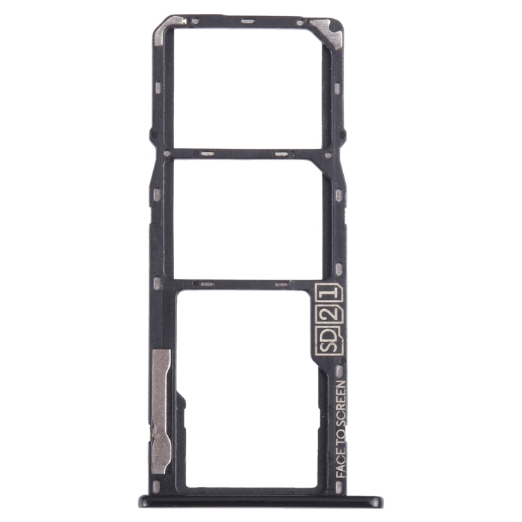 For Motorola Moto G7 Play SIM Card Tray + SIM Card Tray + Micro SD Card Tray (Black) - free shipping - PMC TechLife - Order now!