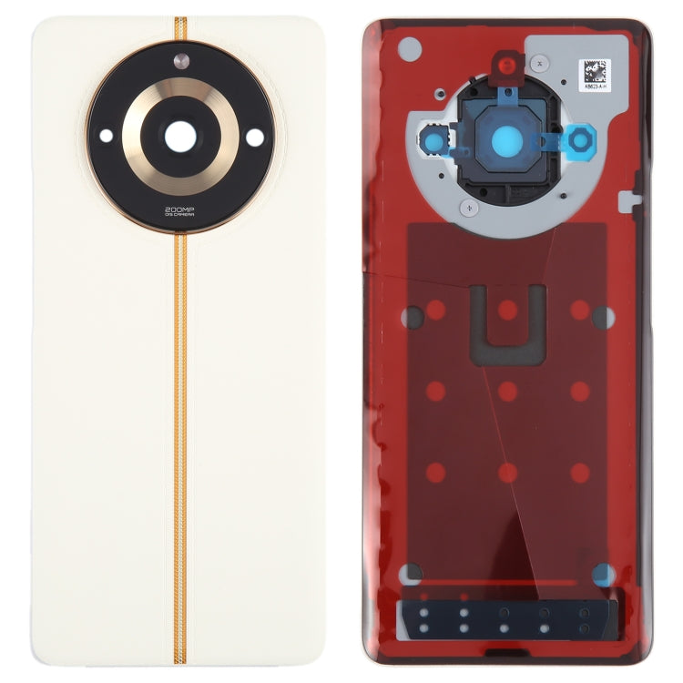 For Realme 11 Pro+ Original Battery Back Cover with Camera Lens Cover(White) - Back Cover by PMC TechLife | Online Shopping South Africa | PMC TechLife