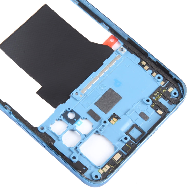 For Xiaomi Redmi Note 12 Pro 4G Original Middle Frame Bezel Plate (Blue) - Frame Bezel Plate by PMC TechLife | Online Shopping South Africa | PMC TechLife