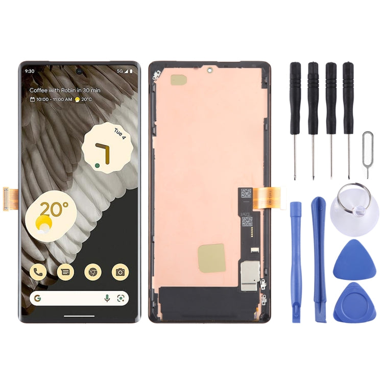 For Google Pixel 7 Pro GP4BC GE2AE OLED LCD Screen Digitizer Full Assembly with Frame - LCD Screen by PMC TechLife | Online Shopping South Africa | PMC TechLife