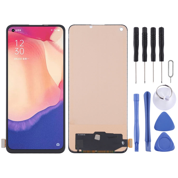 TFT Material LCD Screen and Digitizer Full Assembly for OPPO Reno4 SE / Realme V15 5G / Realme 7 Pro / Realme X7 / Realme 8 Pro / Realme 8 4G /  Realme Q2 Pro RMX3085, RMX2173, PEAT00, PEAM00, RMX2170, RMX3081 - free shipping - PMC TechLife - Order now!