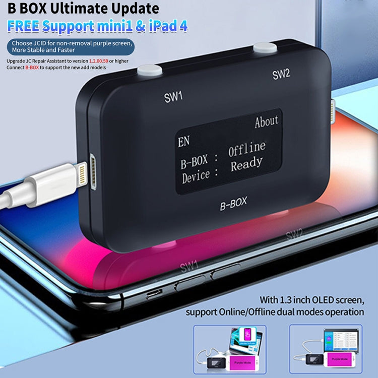 B-BOX Hard Disk Reading Writing Change SN Programming with 1.3 inch Screen for iPhone 7-11 - Repair Programmer by PMC TechLife | Online Shopping South Africa | PMC TechLife