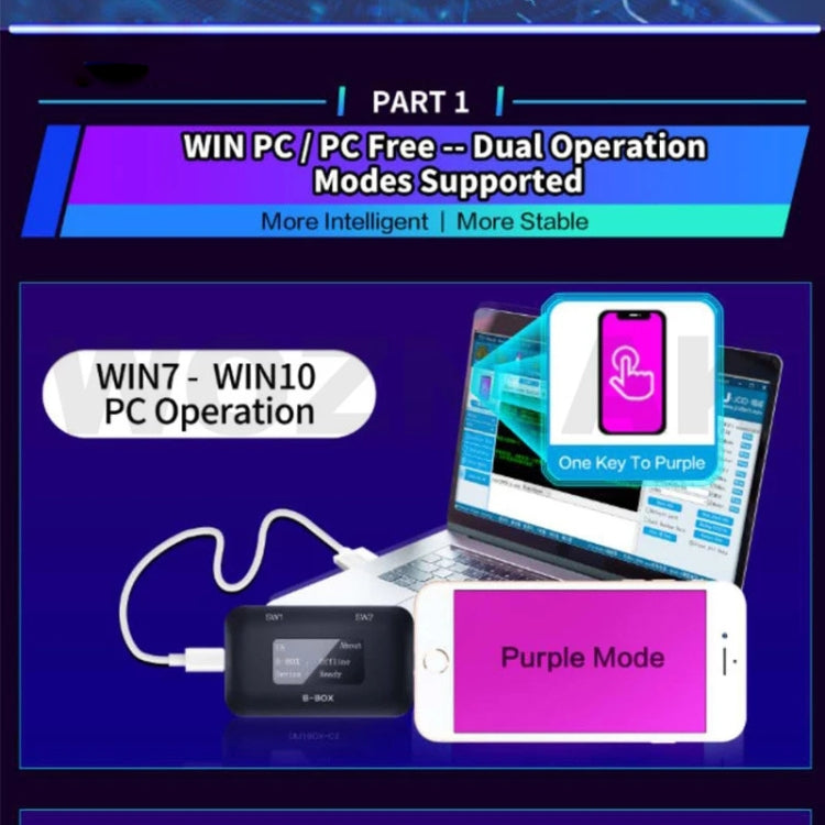 B-BOX Hard Disk Reading Writing Change SN Programming with 1.3 inch Screen for iPhone 7-11 - Repair Programmer by PMC TechLife | Online Shopping South Africa | PMC TechLife