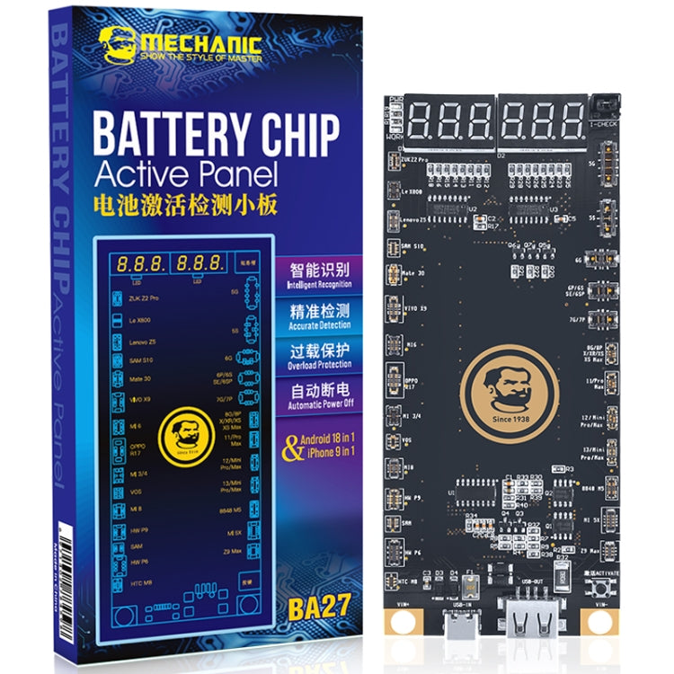 Mechanic BA27 Battery Activation Detection Board For iPhone 5-13 Pro Max / Android Phone - free shipping - PMC TechLife - Order now!