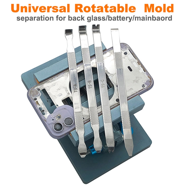 XHZC-125 360 Degrees Rotating Multifunction PCB Fixture Mainboard Repair Holder + 4 in 1 Metal Crowbar Set - Repair Fixture by PMC TechLife | Online Shopping South Africa | PMC TechLife