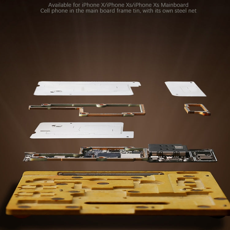 MECHANIC MR3 3 in 1 Mid-Layer Planting Tin Platform for iPhone X/XS/XS Max - Repair Platform by MECHANIC | Online Shopping South Africa | PMC TechLife | Buy Now Pay Later Mobicred