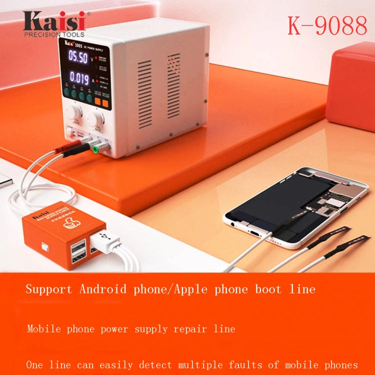 Kaisi K-9088 Repairing Power Supply Cable For Android/iPhone - Test Tools by Kaisi | Online Shopping South Africa | PMC TechLife | Buy Now Pay Later Mobicred