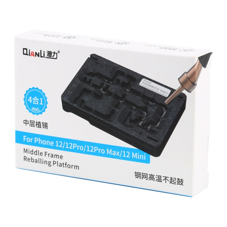 Qianli 4 in 1 Middle Frame Reballing Platform For iPhone 12 / 12 Pro / 12 Mini / 12 Pro Max - free shipping - PMC TechLife - Order now!