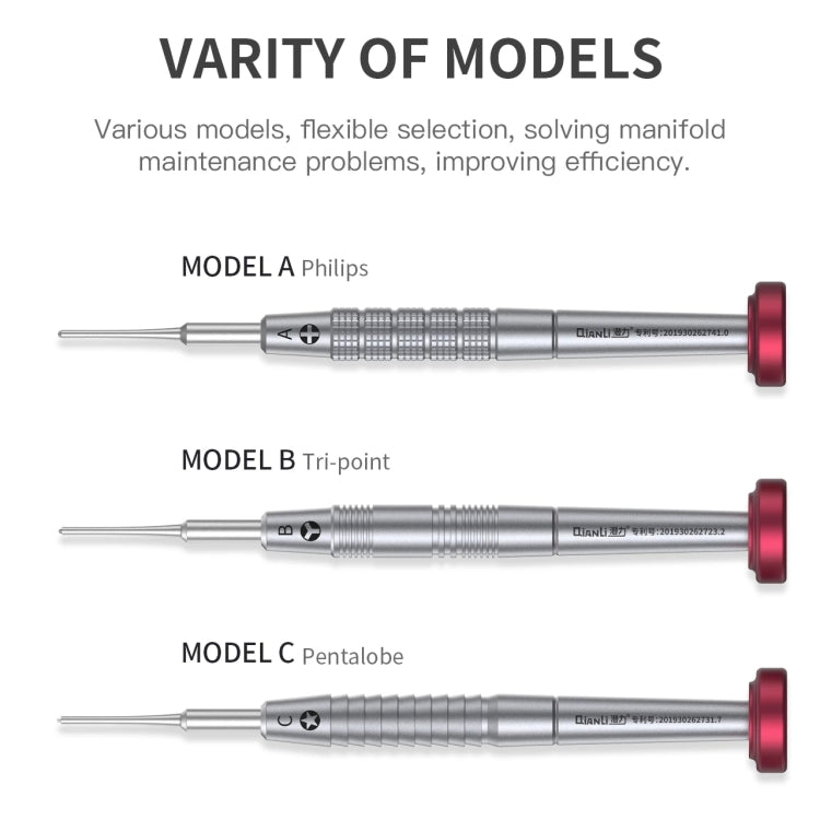 Qianli iFlying 3D Aluminum Handle Anti-slip Screwdriver, Tri-point(Yellow) - free shipping - PMC TechLife - Order now!