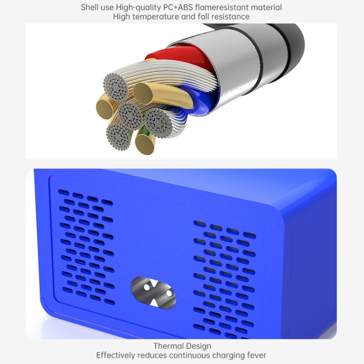 Mechanic icharge 8M QC 3.0 USB Smart Charger Support Fastcharging With LCD, EU Plug - free shipping - PMC TechLife - Order now!