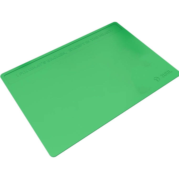 2UUL Heat Resisting Silicone Pad, Size: 40 x 28cm (Green) - free shipping - PMC TechLife - Order now!