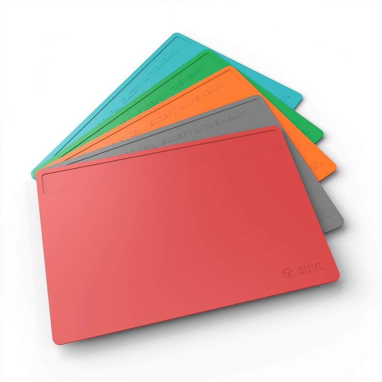 2UUL Heat Resisting Silicone Pad, Size: 40 x 28cm (Red) - Working Mat by 2UUL | Online Shopping South Africa | PMC TechLife | Buy Now Pay Later Mobicred