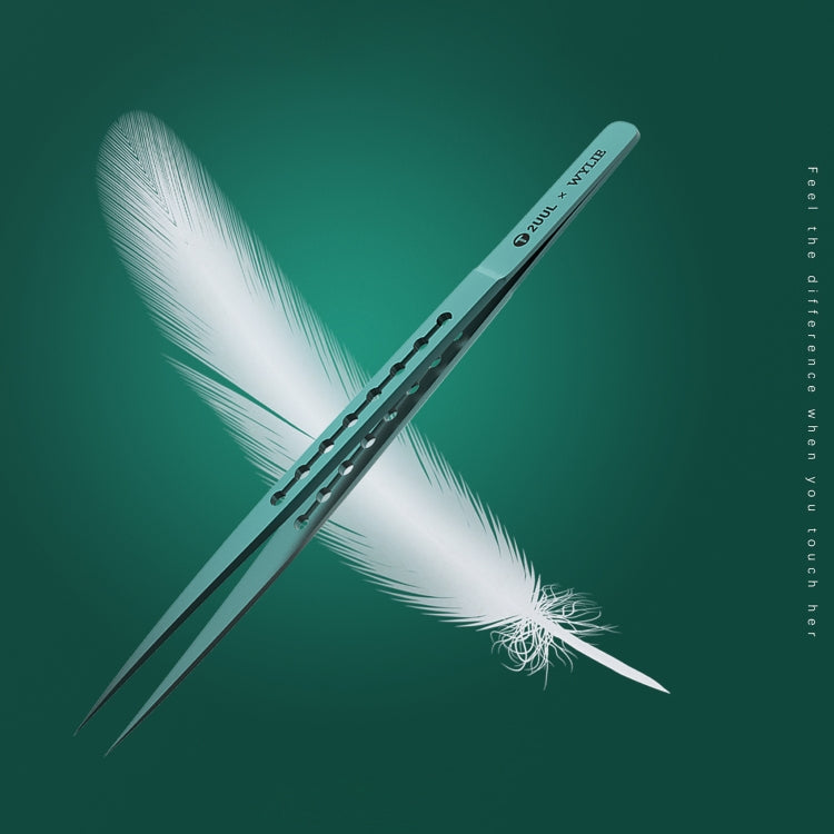 2UUL & WYLIE Ti11 Titanium Alloy Straight Tip Tweezers - free shipping - PMC TechLife - Order now!