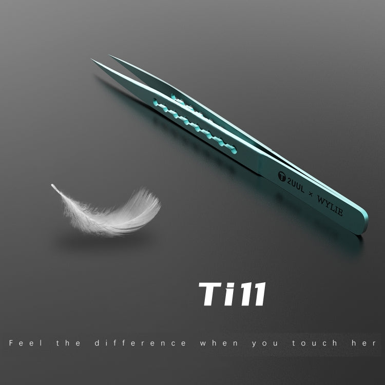 2UUL & WYLIE Ti11 Titanium Alloy Straight Tip Tweezers - free shipping - PMC TechLife - Order now!
