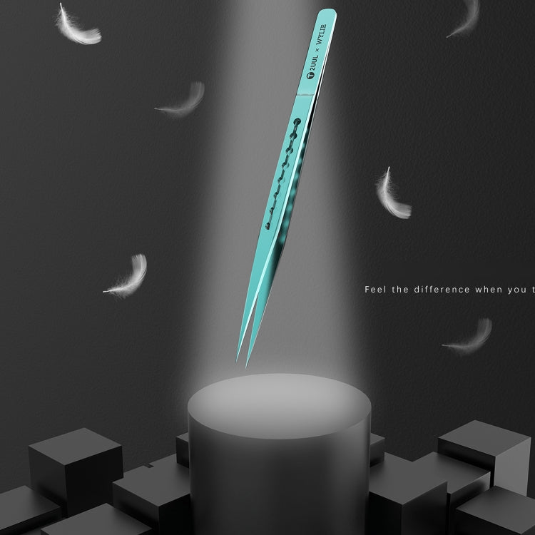 2UUL & WYLIE Ti11 Titanium Alloy Straight Tip Tweezers - free shipping - PMC TechLife - Order now!