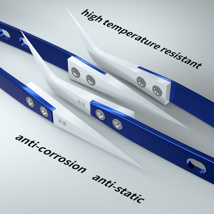 Mijing Antistatic Precision Diamagnetism Tweezers(Straight) - free shipping - PMC TechLife - Order now!