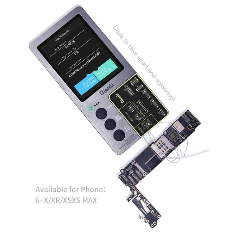 For iPhone 6 - 14 Pro Max 3 in 1 Qianli iCopy Plus 2.2 Repair Detection Programmer Set, Plug: US - free shipping - PMC TechLife - Order now!