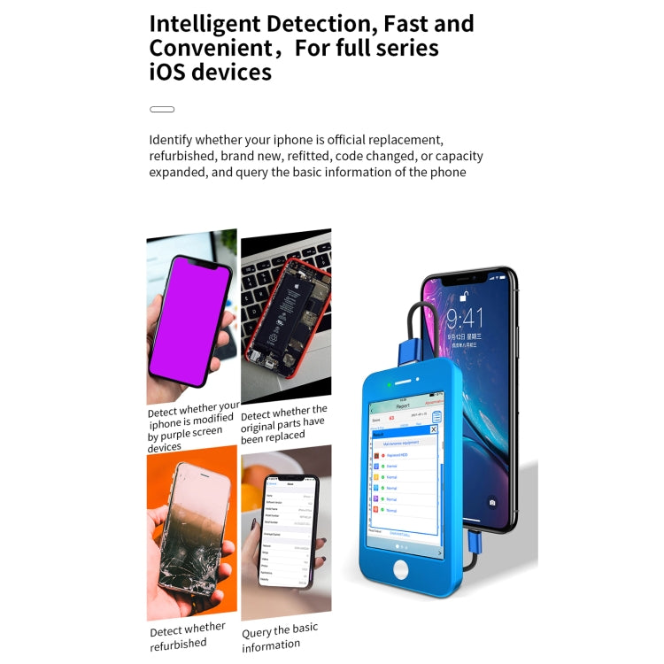 JCID Intelligent Handheld iDetector For Full Series iOS Devices - free shipping - PMC TechLife - Order now!