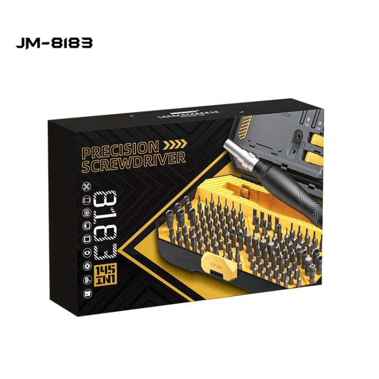 JAKEMY JM-8183 145 in 1 Manual Multi-purpose Tool Screwdriver Set - free shipping - PMC TechLife - Order now!