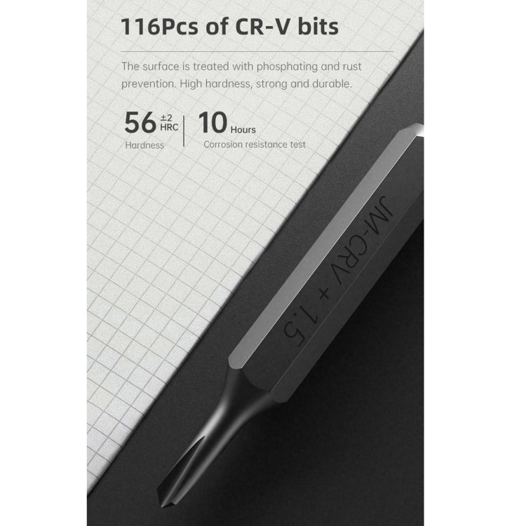 JAKEMY JM-8183 145 in 1 Manual Multi-purpose Tool Screwdriver Set - free shipping - PMC TechLife - Order now!