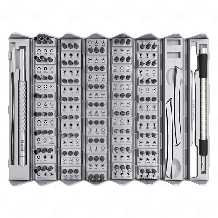 Kaisi K-8128 128 in 1 Precision Magnetic Screwdriver Set - free shipping - PMC TechLife - Order now!