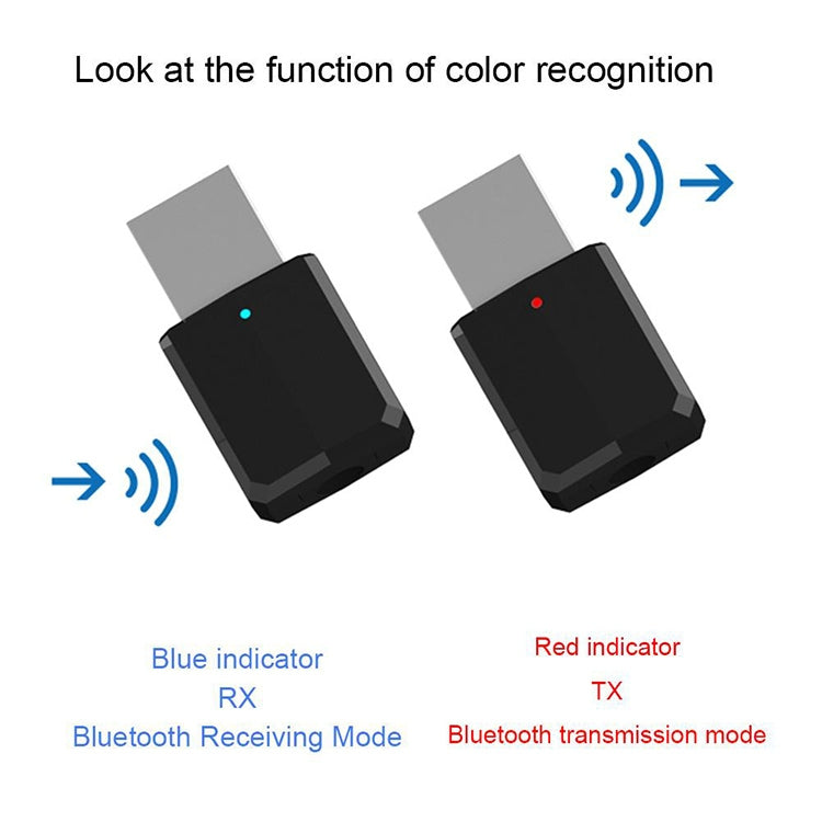 ZF169 Bluetooth5.0  Audio Receiver USB Bluetooth Adapter Bluetooth Transmitter Support Win8/10 - free shipping - PMC TechLife - Order now!
