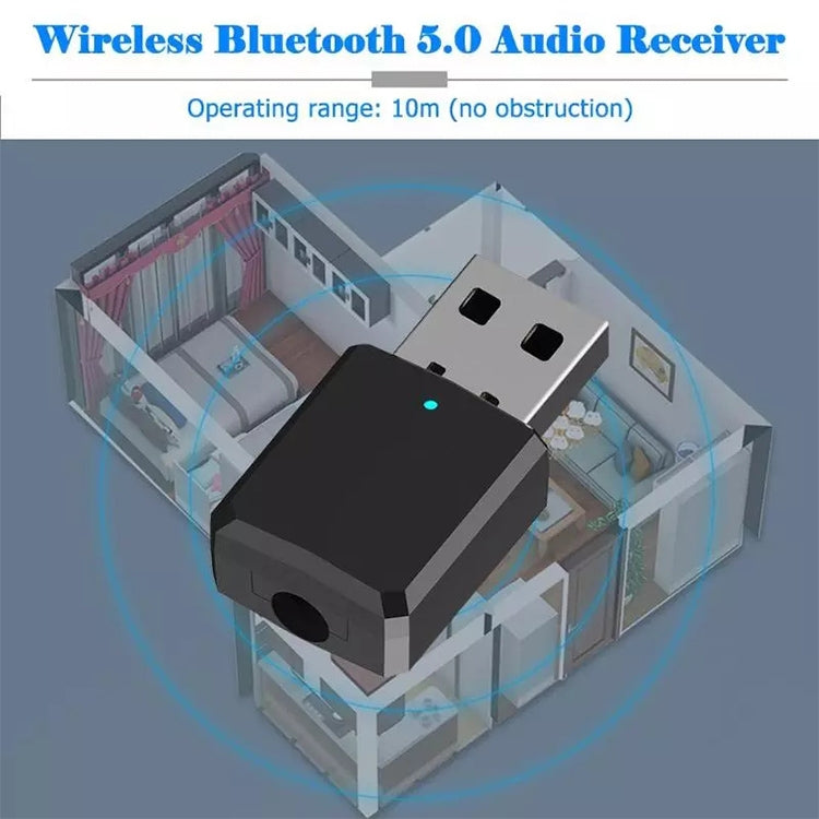 ZF169 Bluetooth5.0  Audio Receiver USB Bluetooth Adapter Bluetooth Transmitter Support Win8/10 - free shipping - PMC TechLife - Order now!