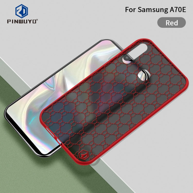 For Samsung Galaxy A70E PINWUYO Series 2 Generation PC + TPU Waterproof and Anti-drop All-inclusive Protective Case(Red) - Galaxy Phone Cases by PINWUYO | Online Shopping South Africa | PMC TechLife | Buy Now Pay Later Mobicred