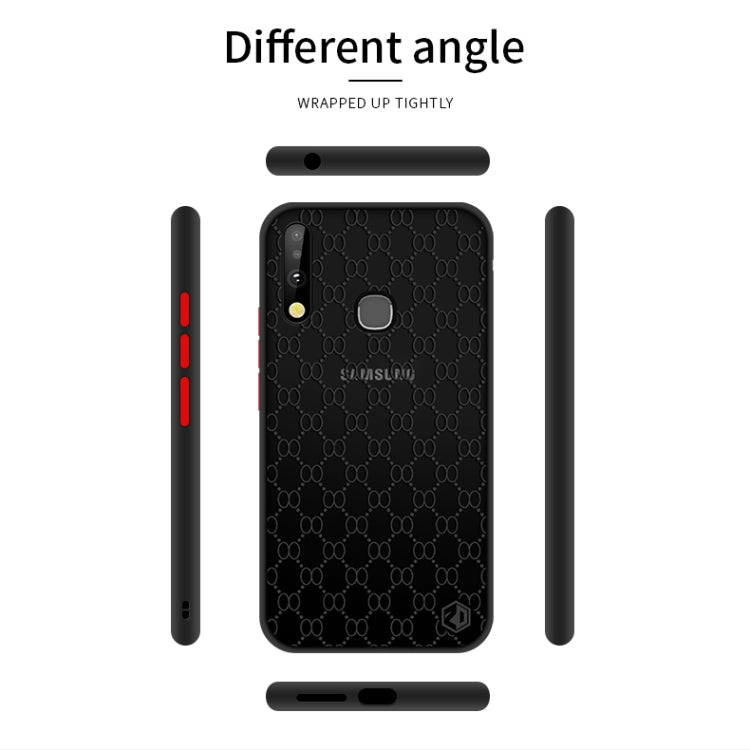 For Samsung Galaxy A70E PINWUYO Series 2 Generation PC + TPU Waterproof and Anti-drop All-inclusive Protective Case(Red) - Galaxy Phone Cases by PINWUYO | Online Shopping South Africa | PMC TechLife | Buy Now Pay Later Mobicred