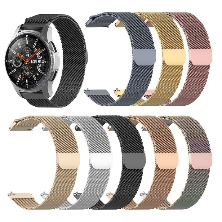 18mm Milan Stainless Steel Mesh Watch Band(Gray) - Watch Bands by PMC TechLife | Online Shopping South Africa | PMC TechLife | Buy Now Pay Later Mobicred