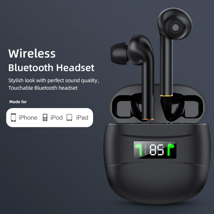 J3 Pro TWS Hifi Wireless Bluetooth 5.2 Earphone LED Display Waterproof Sports Gaming Headset Noise Earbuds(White) - TWS Earphone by PMC TechLife | Online Shopping South Africa | PMC TechLife