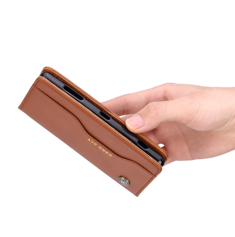 Knead Skin Texture Horizontal Flip Leather Case for Sony Xperia XZ2 Compact, with Photo Frame & Holder & Card Slots & Wallet(Black) - free shipping - PMC TechLife - Order now!