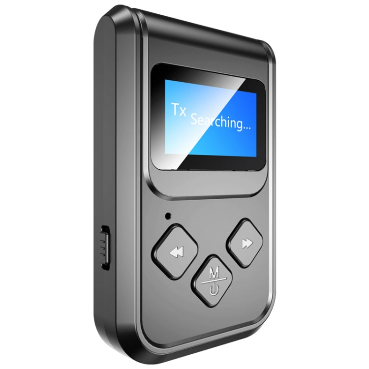 T15 2 in 1 Bluetooth 5.0 Music Receiver Transmitter with Screen - Audio Receiver Transmitter by PMC TechLife | Online Shopping South Africa | PMC TechLife