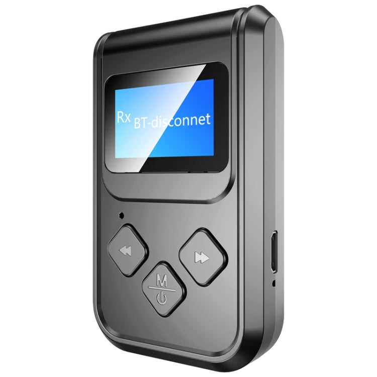 T15 2 in 1 Bluetooth 5.0 Music Receiver Transmitter with Screen - Audio Receiver Transmitter by PMC TechLife | Online Shopping South Africa | PMC TechLife