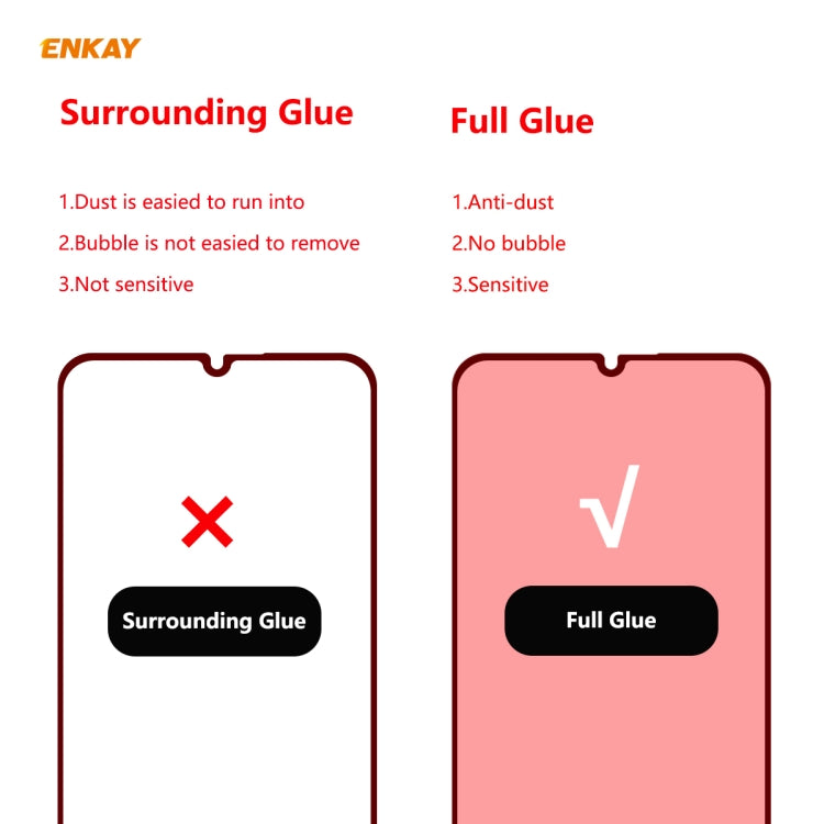 For Xiaomi Mi 10 Lite /Redmi 10X 5G 10 PCS ENKAY Hat-Prince Full Glue 0.26mm 9H 2.5D Tempered Glass Full Coverage Film -  by ENKAY | Online Shopping South Africa | PMC TechLife | Buy Now Pay Later Mobicred