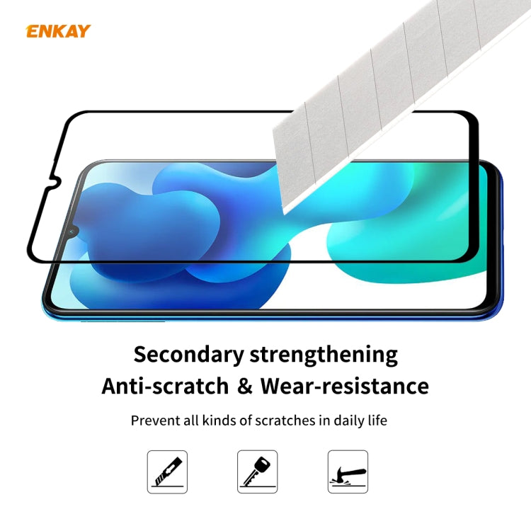 For Xiaomi Mi 10 Lite /Redmi 10X 5G 10 PCS ENKAY Hat-Prince Full Glue 0.26mm 9H 2.5D Tempered Glass Full Coverage Film -  by ENKAY | Online Shopping South Africa | PMC TechLife | Buy Now Pay Later Mobicred