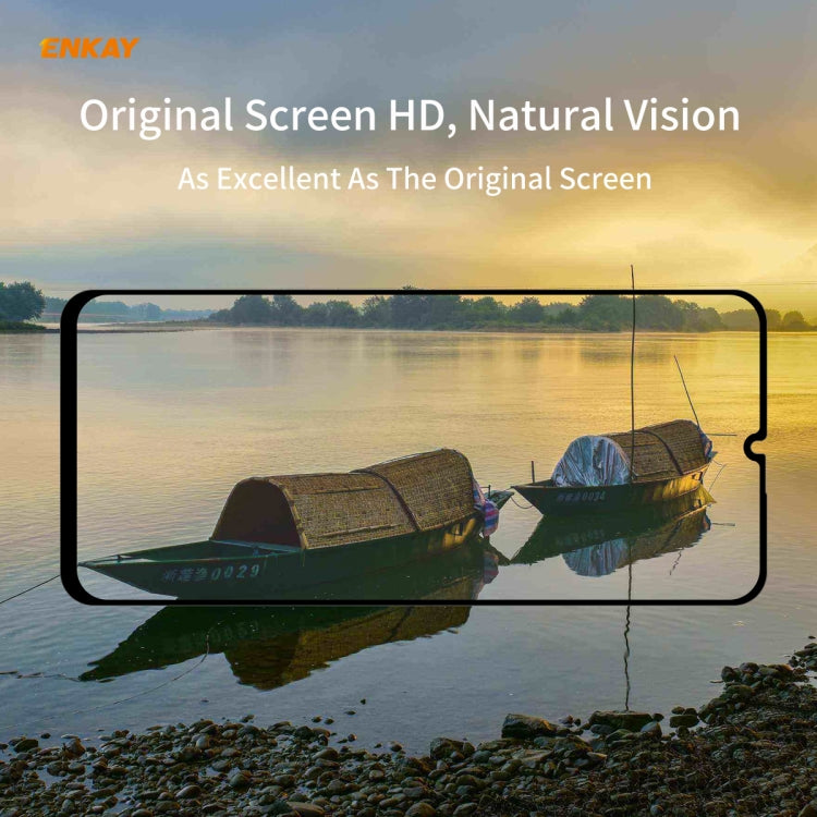 For Xiaomi Mi 10 Lite /Redmi 10X 5G 10 PCS ENKAY Hat-Prince Full Glue 0.26mm 9H 2.5D Tempered Glass Full Coverage Film -  by ENKAY | Online Shopping South Africa | PMC TechLife | Buy Now Pay Later Mobicred