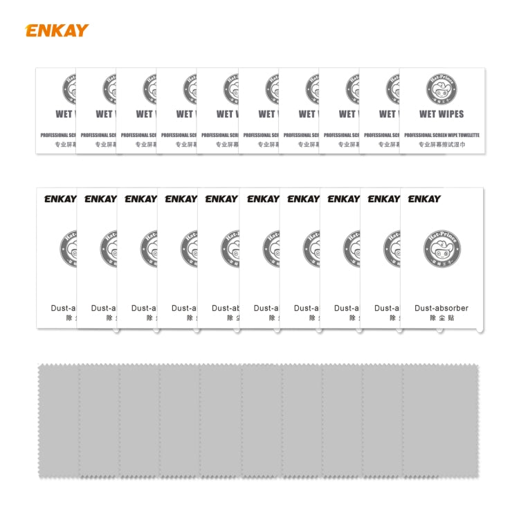 For Redmi Note 9S / Note 9 Pro 10 PCS ENKAY Hat-Prince Full Glue 0.26mm 9H 2.5D Tempered Glass Full Coverage Film -  by ENKAY | Online Shopping South Africa | PMC TechLife | Buy Now Pay Later Mobicred