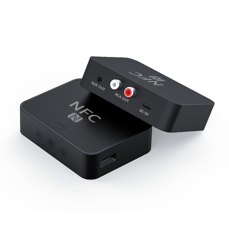R6 NFC Bluetooth 5.0 Desktop Music Receiver Bluetooth Receiver, Support TF Card - Audio Receiver Transmitter by PMC TechLife | Online Shopping South Africa | PMC TechLife