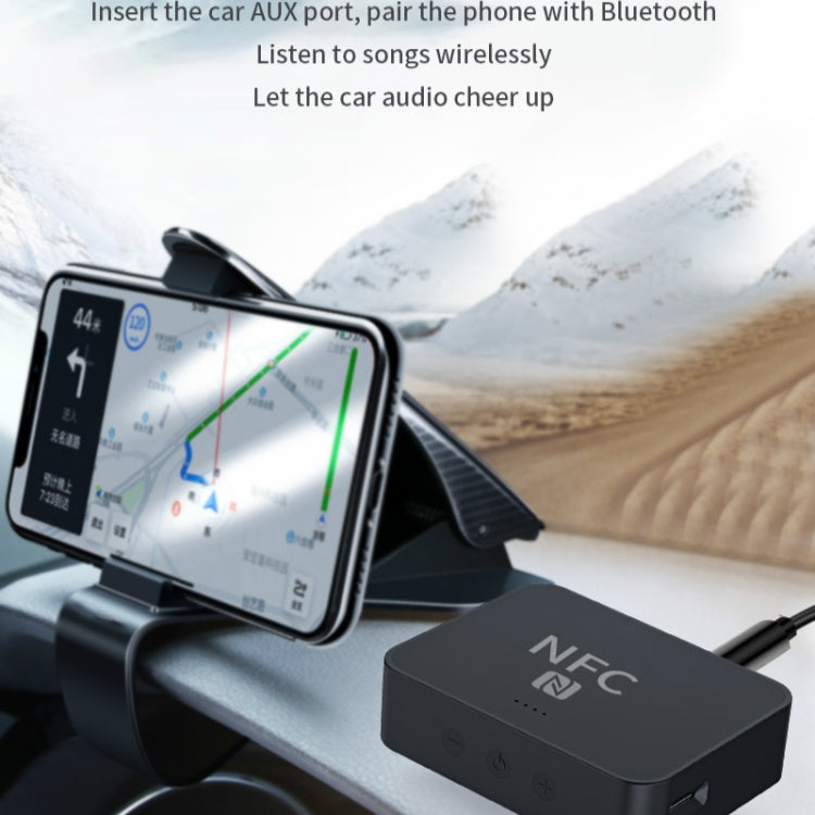 R6 NFC Bluetooth 5.0 Desktop Music Receiver Bluetooth Receiver, Support TF Card - Audio Receiver Transmitter by PMC TechLife | Online Shopping South Africa | PMC TechLife