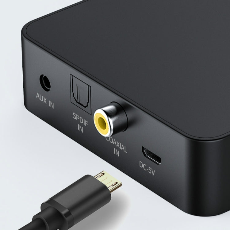 T6 Bluetooth 5.0 Computer TV Transmitter Fiber coaxial AUX Multifunction TF Card HiFI Bluetooth Audio transmitter - Audio Receiver Transmitter by PMC TechLife | Online Shopping South Africa | PMC TechLife