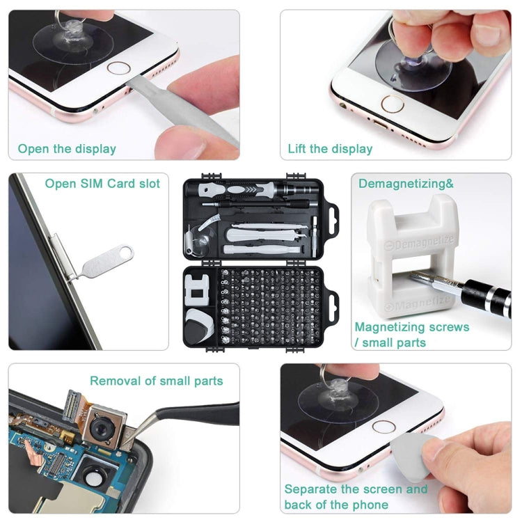 115 in 1 Precision Screw Driver Mobile Phone Computer Disassembly Maintenance Tool Set(Purple) - Screwdriver Set by PMC TechLife | Online Shopping South Africa | PMC TechLife