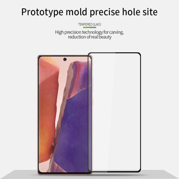 For Samsung Galaxy Note20 PINWUYO 9H 2.5D Full Screen Tempered Glass Film（Ultrasonic fingerprint unlock）(Black) - Galaxy Note20 Cases by PINWUYO | Online Shopping South Africa | PMC TechLife | Buy Now Pay Later Mobicred